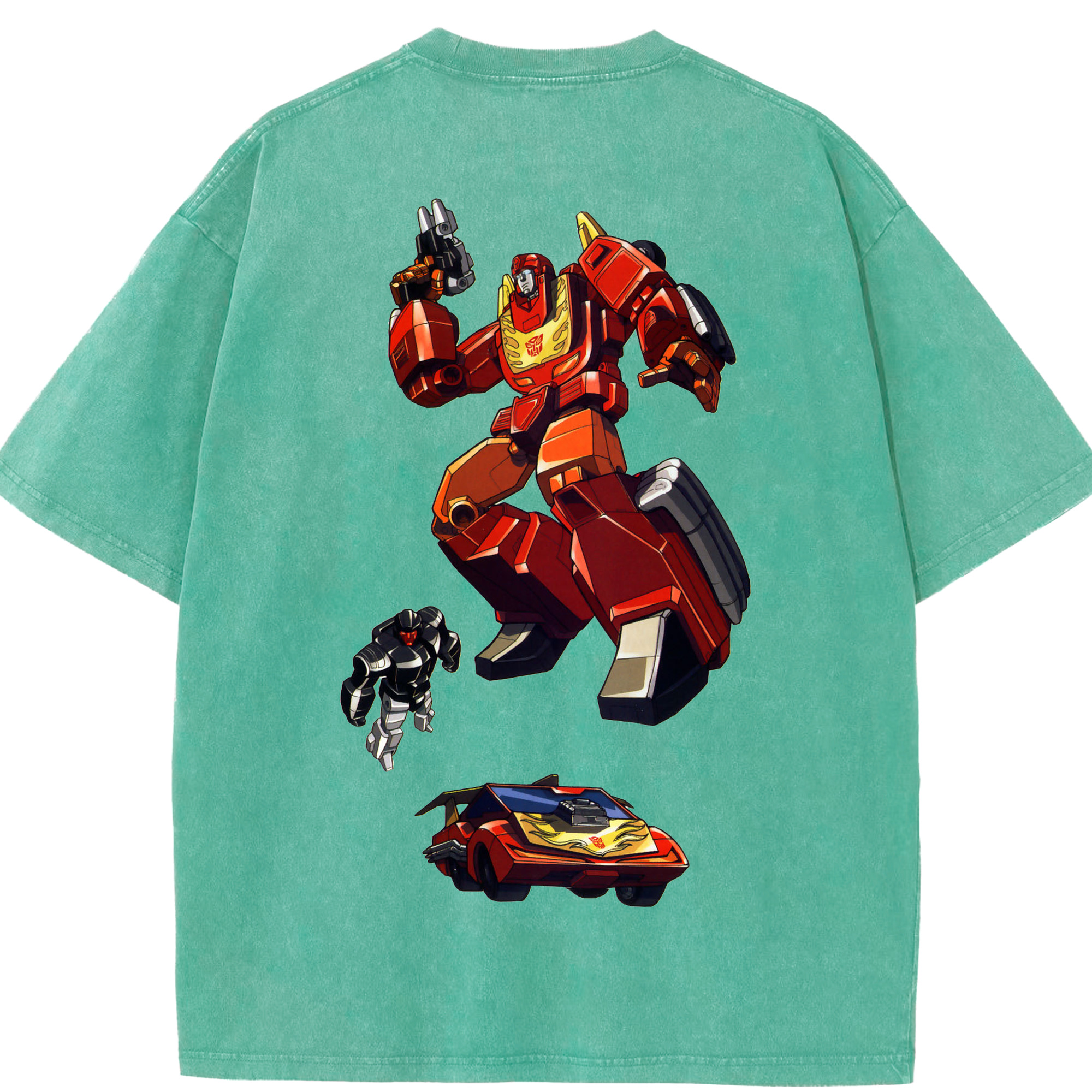 （画像用）  綿100% ヴィンテージ風 半袖Tシャツ（背面プリント）